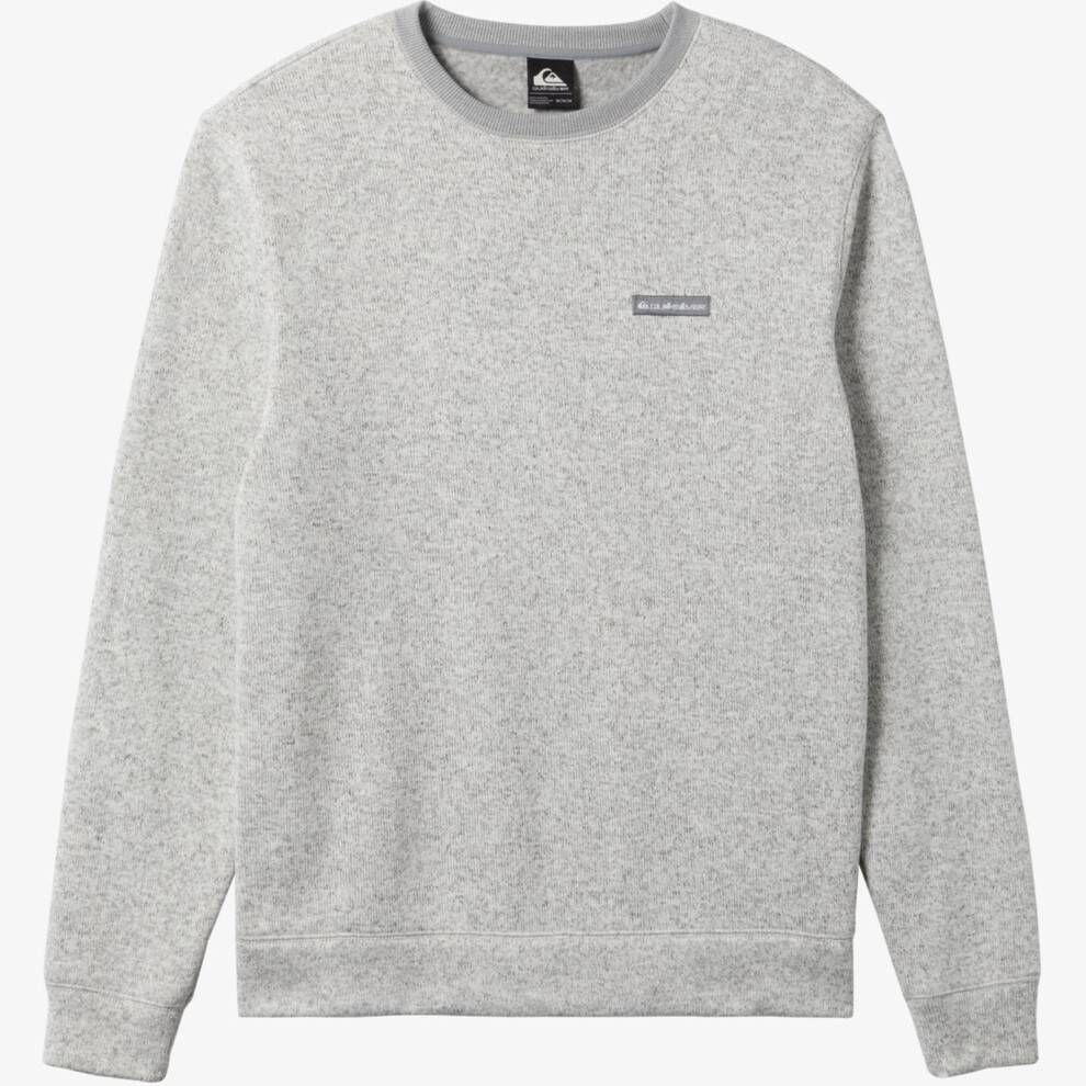Quiksilver Mens Keller Pullover Sweatshirt Top Jumper Sweater Crew Neck Lined