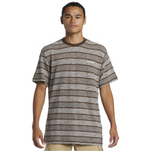 Quiksilver Mens Grange Short Sleeve Crew Neck Stripe T-Shirt Top Tee