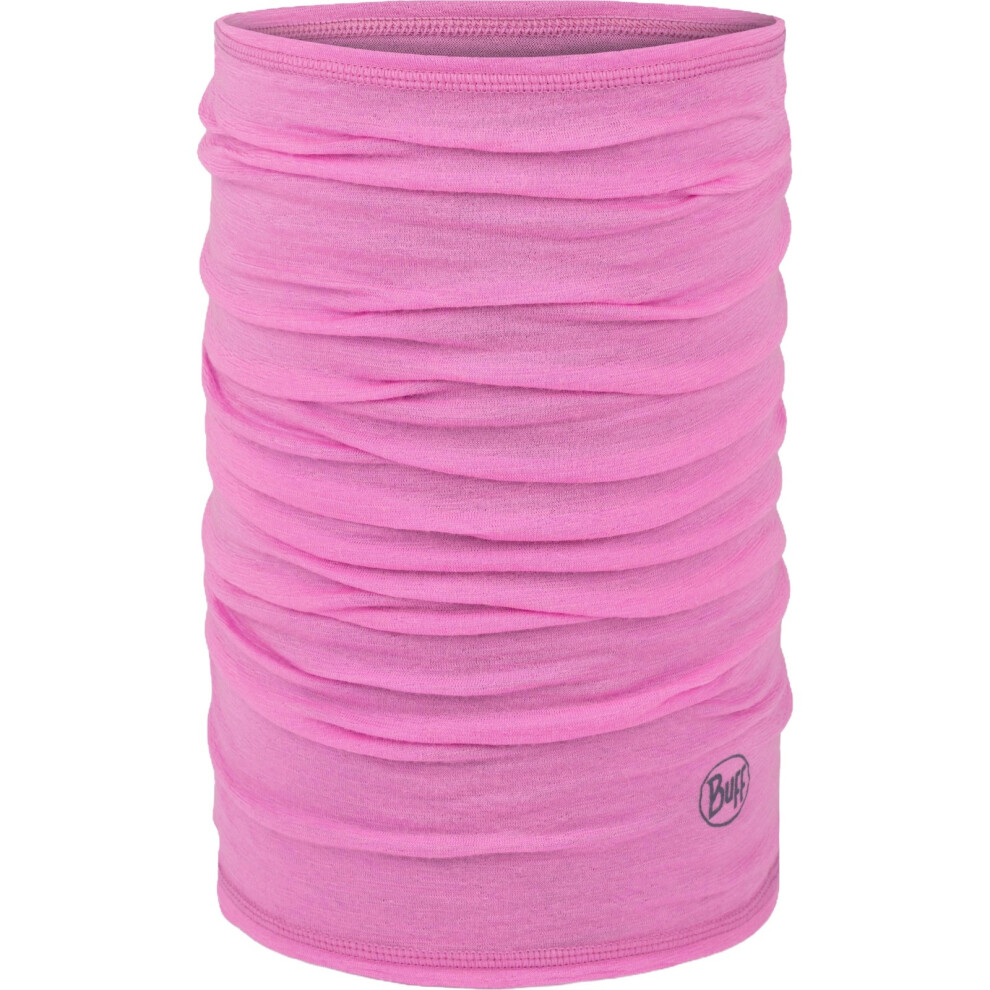Buff (One Size, Fluor Fuchsia) Unisex Merino Wool Lightweight Outdoor Tubular Bandana Scarf