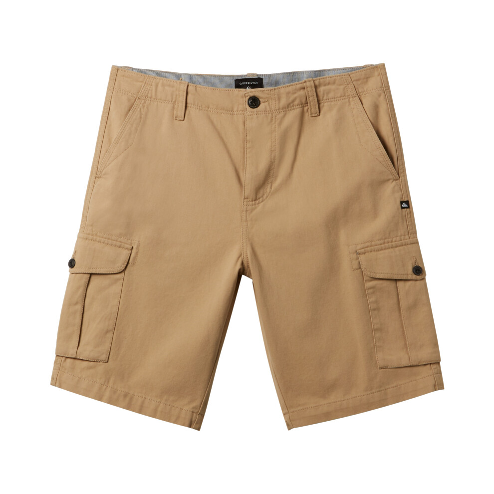 Quiksilver (28, Khaki) Mens Crucial Battle Cargo Multi Pocket Outdoor Walk Short
