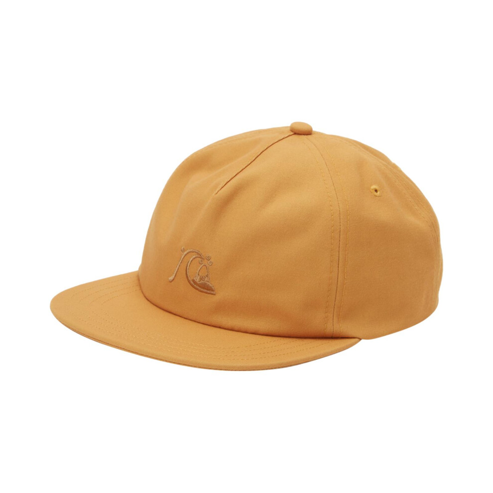 Quiksilver (One Size, Mustard) Mens Dna Omni Snapback Adjustable Flat Bill Visor Baseball Cap