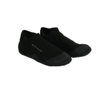 (12K UK, Black) Quiksilver Kids 1mm Prologue Round Toe Reef Boots Water Shoes