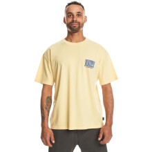 (S, Mellow Yellow) Quiksilver Mens Take Us Back Short Sleeve Crew Neck Oversized T-Shirt Top Tee