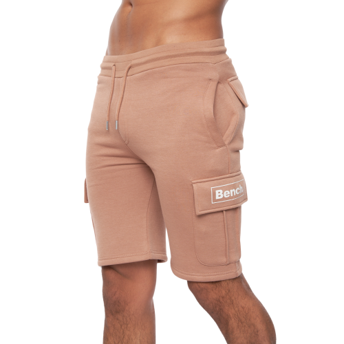 Bench (M, Clay) Bench Mens Claxton Elasticated Jogger Jogging Bottoms Sweatshorts