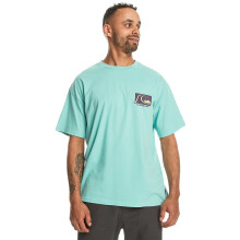 (S, Marine Blue) Quiksilver Mens Take Us Back Short Sleeve Crew Neck Oversized T-Shirt Top Tee
