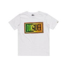 (16 Yrs, White) Quiksilver Kids Day Tripper Short Sleeve Crew Neck Cotton T-Shirt Top Tee