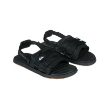 (11 UK, Black 1) Quiksilver Mens Monkey Caged Casual Summer Adjustable Beach Sandals Flip Flops