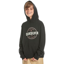 (8 Yrs, Black) Quiksilver Kids Circle Up Hooded Pullover Sweatshirt Hoody Hoodie
