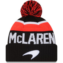 New Era Mens KNIT MEDIUM Mclaren Racing Beanie - Black - One Size