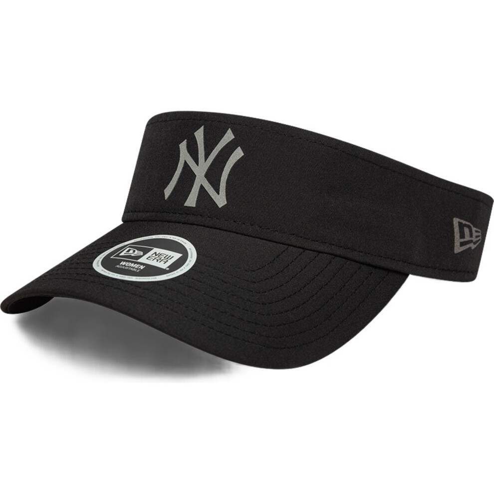 New Era Womens Visor Mlb New York Yankees Baseball Cap - Black