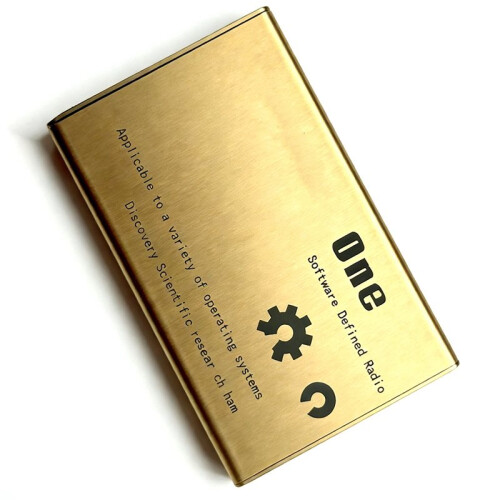 Gold Aluminum Enclosure Cover Case Shell for HackRF One SDR (1MHz-6GHz) Only Shell 2
