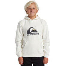 (8 Yrs, Snow White) Quiksilver Kids Big Logo Pullover Hoody Sweatshirt Hoodie Top