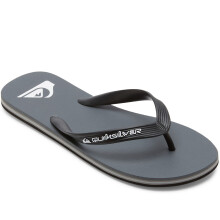 (8 UK, Grey) Quiksilver Mens Molokai Core Summer Beach Pool Sandals Thongs Flip Flops