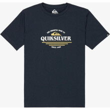 (8 Yrs, Dark Navy) Quiksilver Kids EV Box Shaped Short Sleeve T-Shirt