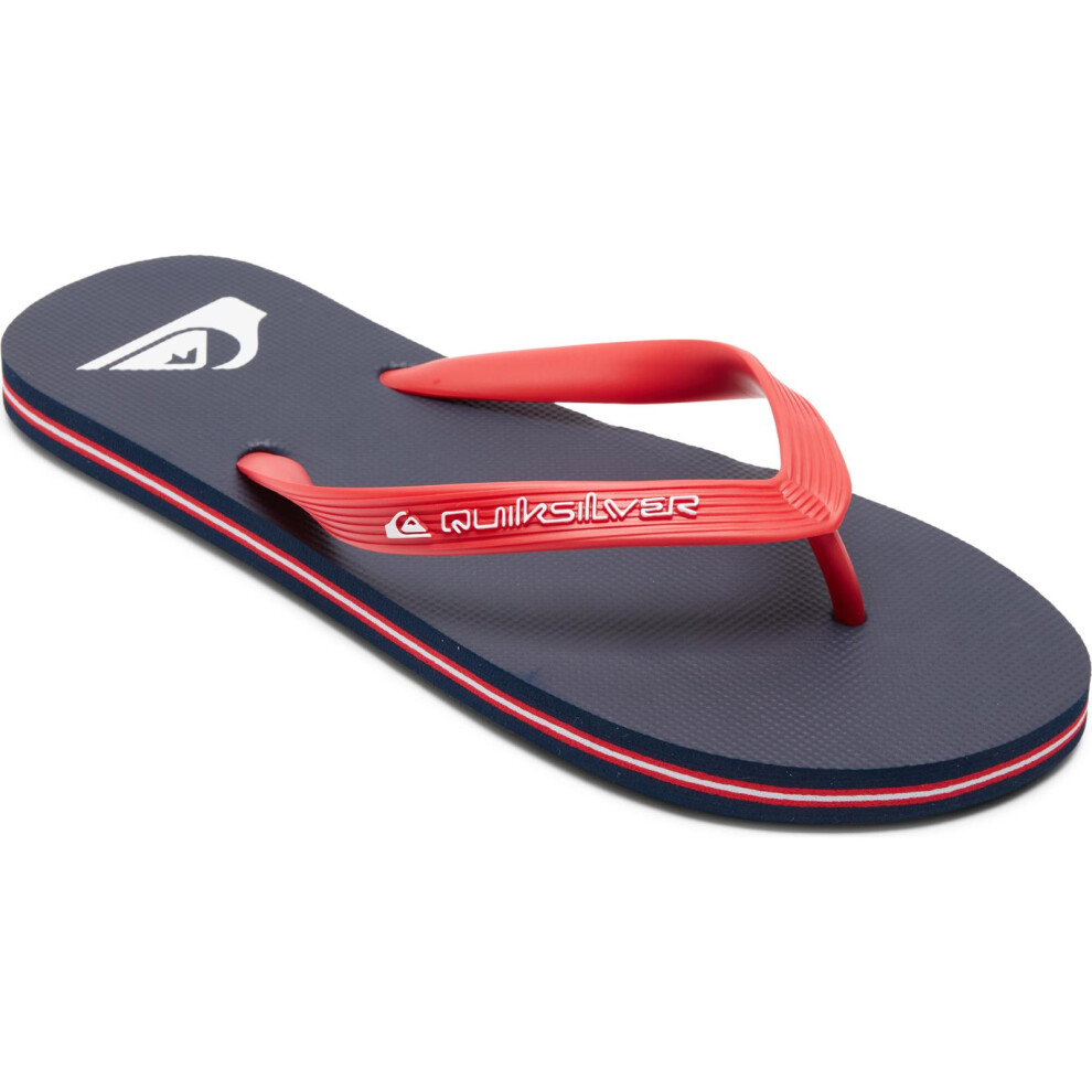 Quiksilver (6 Uk, Red) Mens Molokai Core Summer Beach Pool Sandals Thongs Flip Flops