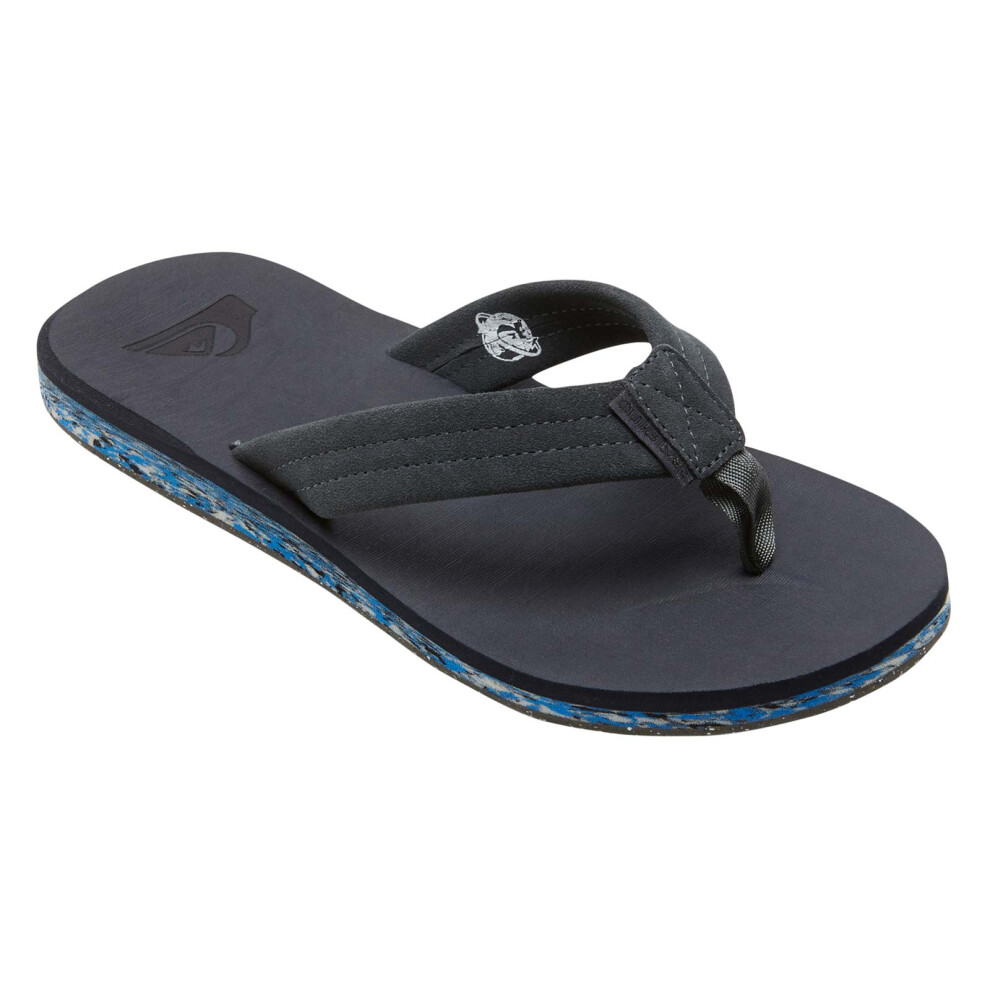 Quiksilver Mens Carver Suede Summer Beach Pool Sandals Thongs Flip Flops