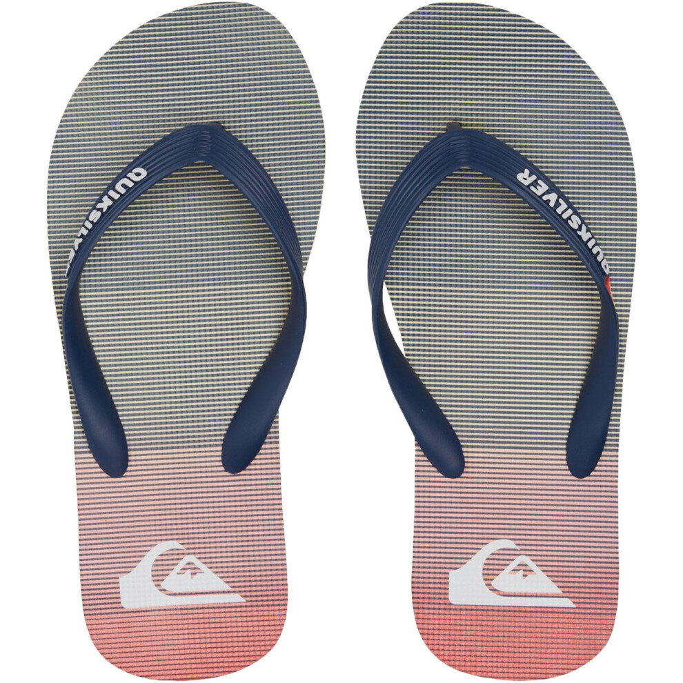 Quiksilver (Uk 13K, Blue/Blue) Kids Molokai Massive Summer Beach Pool Sandals Thongs Flip Flops