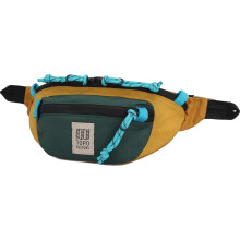 (One Size, Mustard/Forest) Topo Designs Unisex Mountain Waist Pack Waist Bag