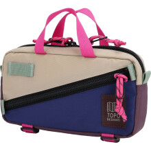 (One Size, Cobblestone/Aura) Topo Designs Unisex Mini Quick Pack Crossbody Bag