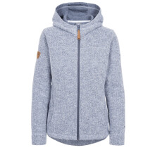 (M, Denim Blue) Trespass Womens Reserve C Hooded Full Zip Fleece