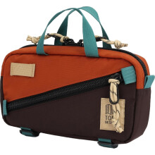 (One Size, Clay/Chocolate) Topo Designs Unisex Mini Quick Pack Crossbody Bag