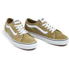 (8.5 UK, Olive/White) Vans Mens Filmore Decon Low Rise Suede Canvas Trainers Sneakers Shoes