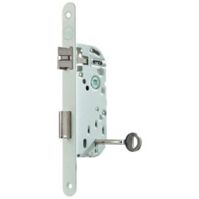 Mortise lock with key - YALE - Y75R-A40/B/SC - Axle 40 mm, case 135 mm - Certified NF Level 2 - White, Strike and Key included