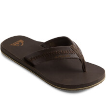 (12, Black) Quiksilver Mens Carver Natural Beach Pool Sandals Flip Flops