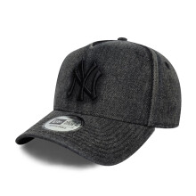New Era Mens 9FORTY EFRAME New York Yankees Baseball Cap - Black - OSFM