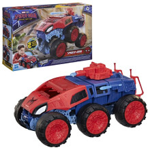 Spiderman Super Jaw Tank 2-in-1, 11.5 cm action figure set with vehicle, superhero toys and figures, suitable for ages 4 and up.