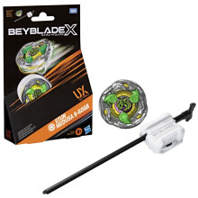 Beyblade X Starter Pack Stun Medusa 9-60GB UX, Takara Tomy endurance type spinning top with launcher, competition spinning tops, for ages 8 and up.