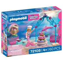 PLAYMOBIL 72108 Mermaid Wedding Buffet, Fantasy & Magic Mermaids, 60 pieces, Suitable for ages 4 and up