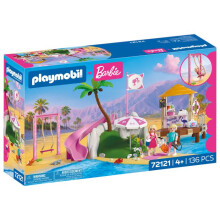 PLAYMOBIL 72121 Barbie Malibu Beach Café, 136 pieces, Suitable for ages 4 and up