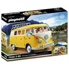 PLAYMOBIL 71520 Volkswagen T1 Combi Yellow, Classic Car, Collectible Car, 77 pieces, for ages 14 and up
