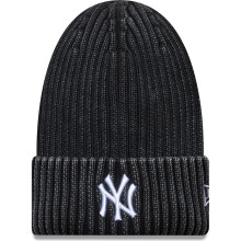 New Era Mens KNIT MEDIUM New York Yankees Beanie Hat - Black - One Size