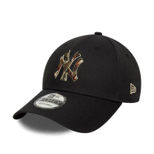 New Era Mens 9FORTY New York Yankees Baseball Cap - Black - OSFM