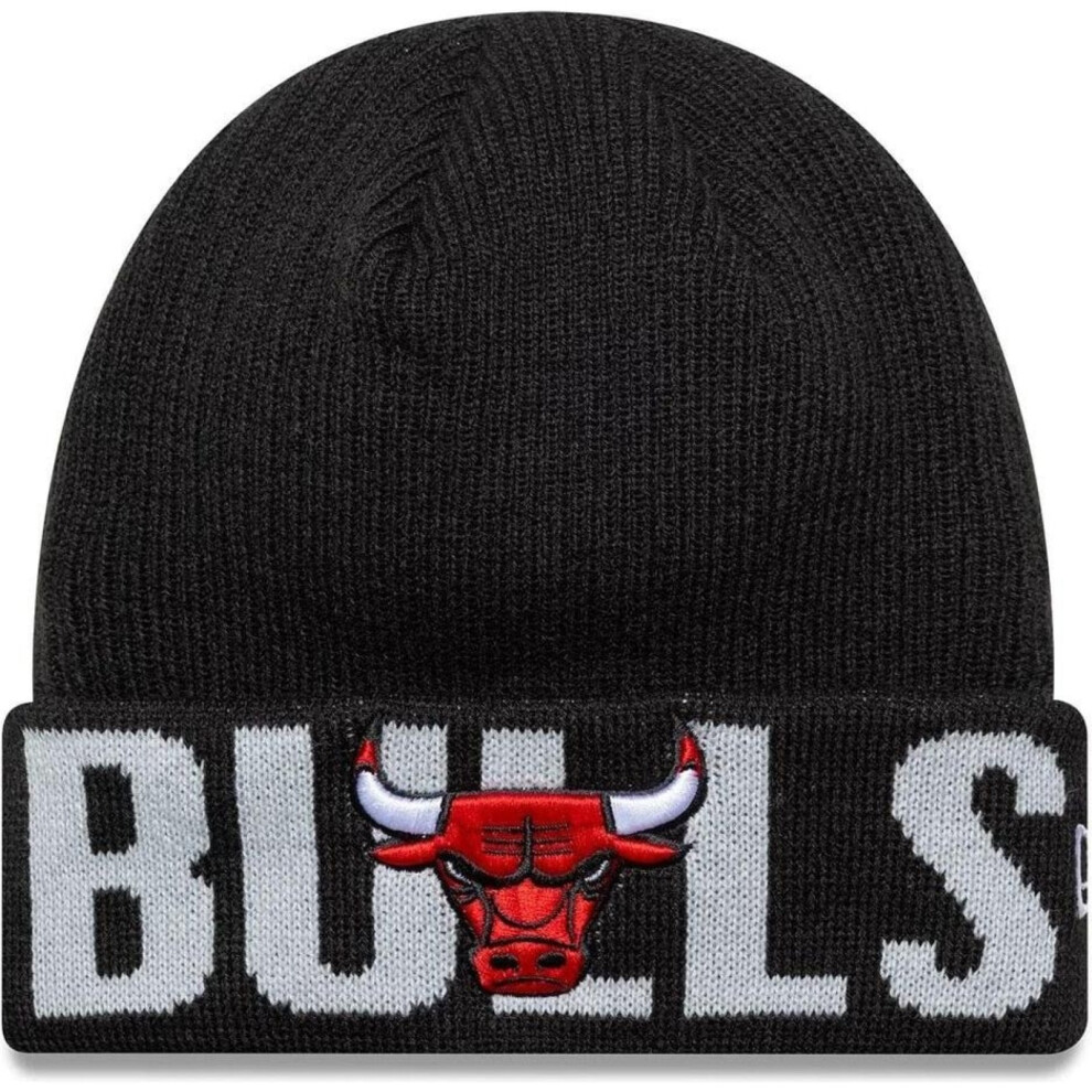 New Era Mens Knits Chicago Beanie - Black - One Size