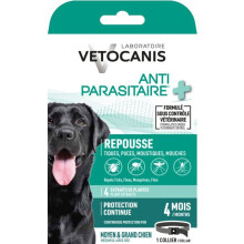 Anti-parasitic collar - VETOCANIS - Medium and large dog - 75 cm - Anti-flea - Anti-tick