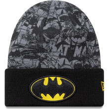 New Era Kids KNITS Batman DC Comics Beanie - Black - One Size