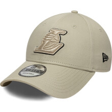 New Era Mens 9FORTY NBA Los Angeles Lakers Baseball Cap - Light Beige