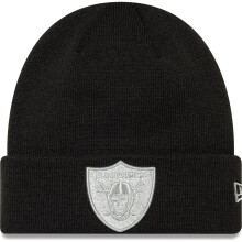 New Era Mens KNIT MEDIUM Las Vegas Raiders Beanie Hat - Black - One Size