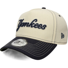 New Era Mens 9FORTY MLB New York Yankees Baseball Cap - Light Beige