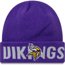 New Era Mens KNIT MEDIUM Minnesota Vikings Beanie - True Purple - One Size