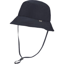 (M, Dark Navy) Jack Wolfskin Womens Summer All Round Visor Adjustable Chin Strap Sun Hat