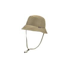 (M, Hazel Wood) Jack Wolfskin Womens Summer All Round Visor Adjustable Chin Strap Sun Hat