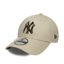 New Era Mens 9FORTY New York Yankees Baseball Cap - Light Beige - OSFM