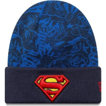 New Era Kids KNITS Superman Comics Beanie - Blue - One Size