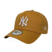New Era Mens 9FORTY AFRAME New York Yankees Baseball Cap - Med Beige - OSFM