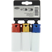 3 Schlagschrauber-Nüsse 1/2" - PRÄZISIONSTAHL - 17-19-21 mm