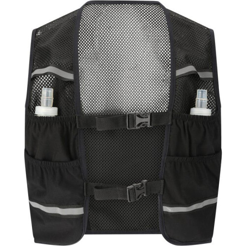 Running Vest - ENDURANCE - Includes Soft Bottles - Size L/XL - Black